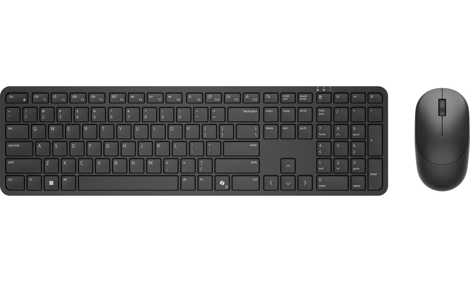 Dell Pro 5 Keyboard and Mouse - KM526 - US International (QWERTY) - Black
