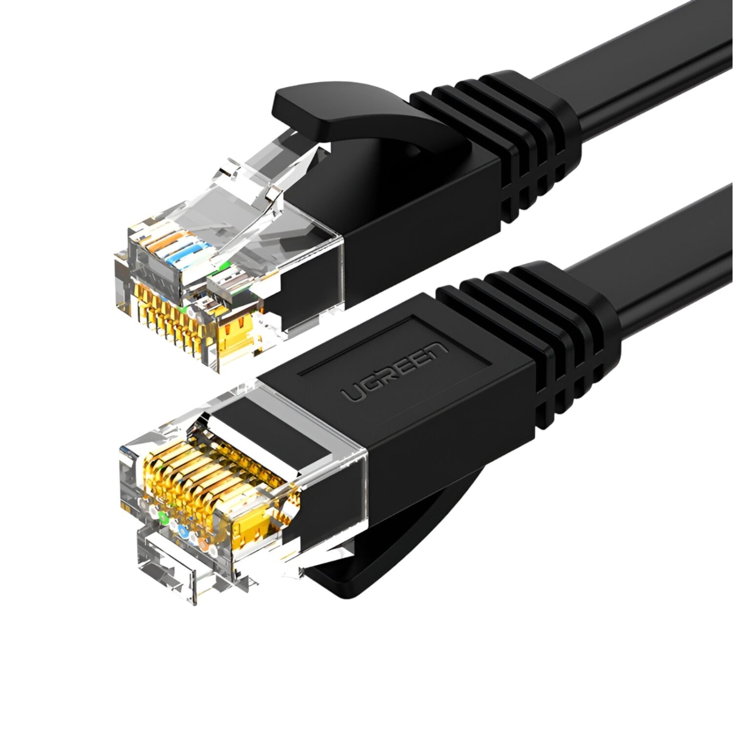 Ugreen NW102 Cat6 U/UTP Flat Ethernet Cable 5m - Black