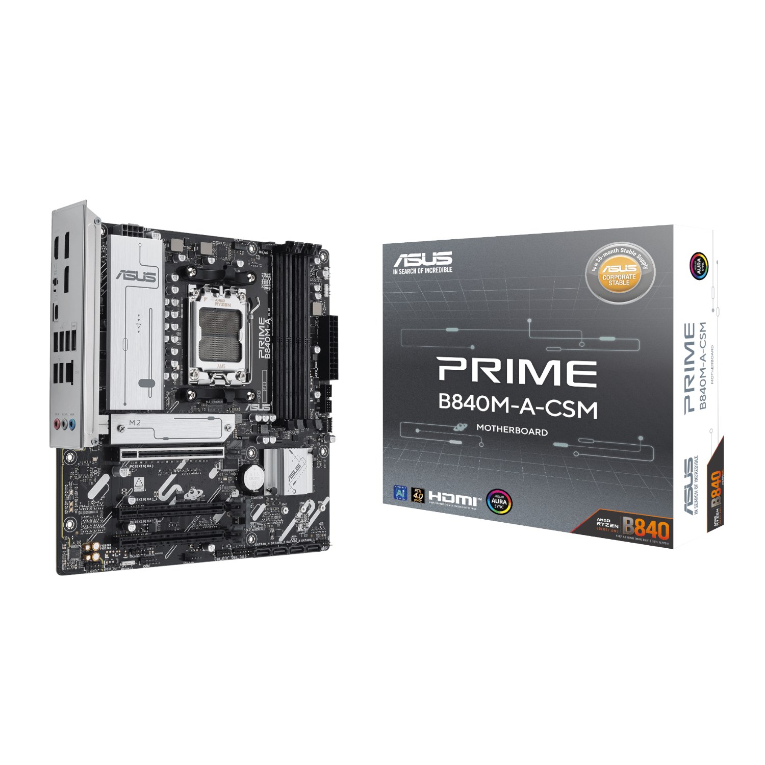 Asus Prime B840M-A-CSM AM5 Micro ATX Motherboard