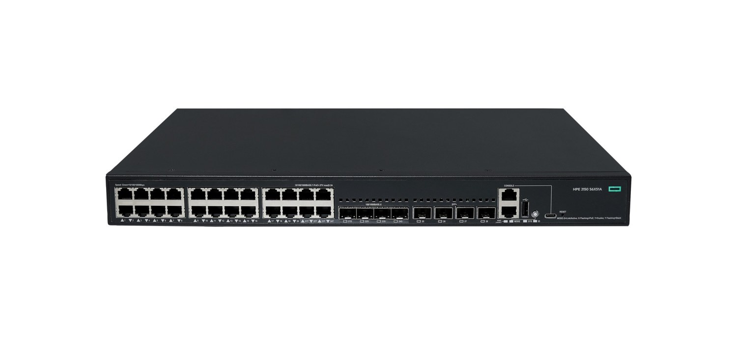 HPE NW CW 2150 24G PoE+ 4F 4P 405W Sw