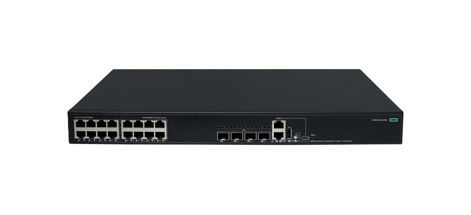 HPE NW CW 2150 16G PoE+ 4P 248W Sw