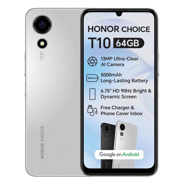 Honor Choice T10 64GB Dual SIM Silver