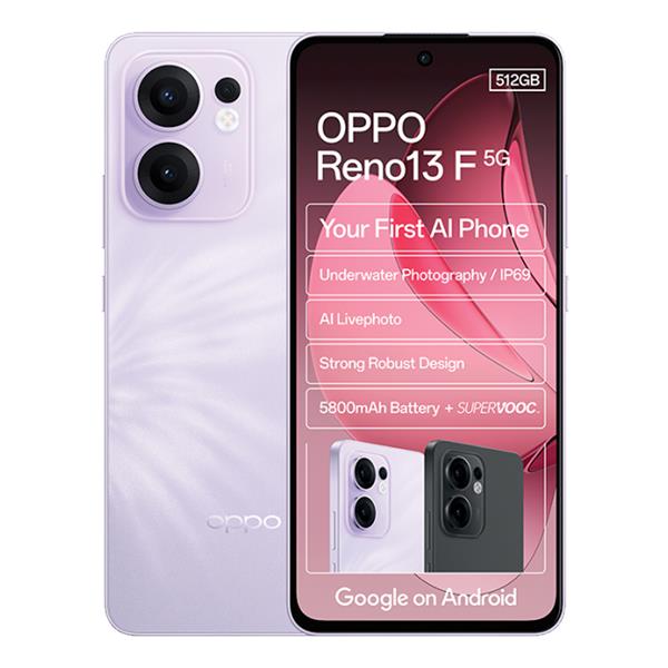 Oppo Reno 13F 5G 512GB Dual SIM Purple