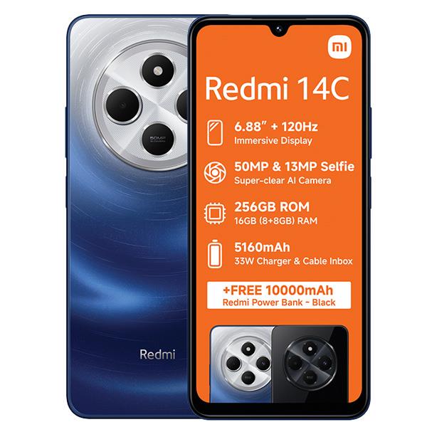 Redmi 14C 128GB Dual SIM Blue