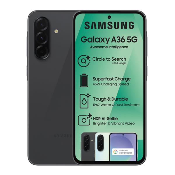 Samsung Galaxy A36 5G 128GB Dual SIM Black