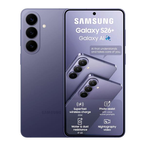 Samsung Galaxy S26 Plus 512GB Dual SIM Cobalt Violet