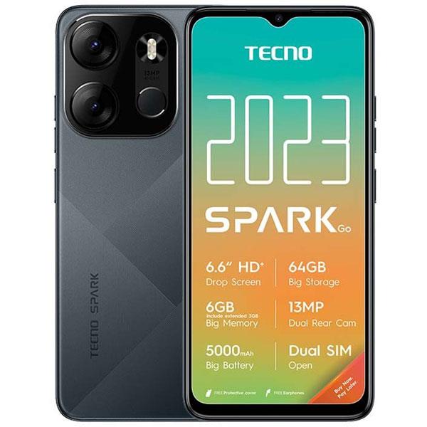 Tecno Spark Go 2023 64GB Dual SIM Endless Black