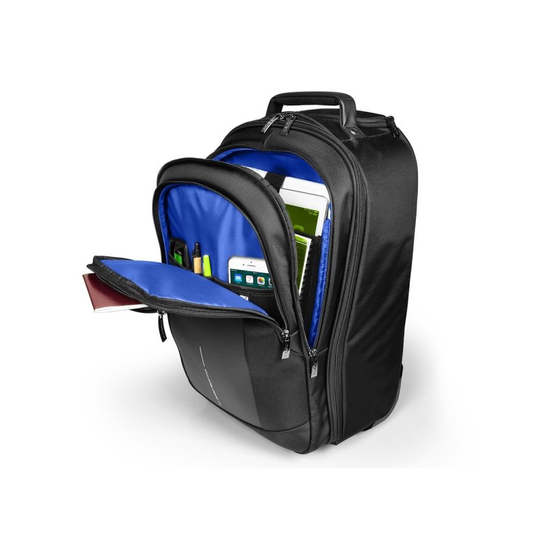 Port Chicago Evo Black 15.6" Trolley Backpack