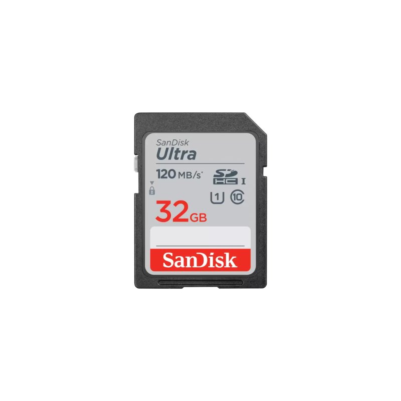 SanDisk Ultra 32GB SDHC Memory Card 120MB/s