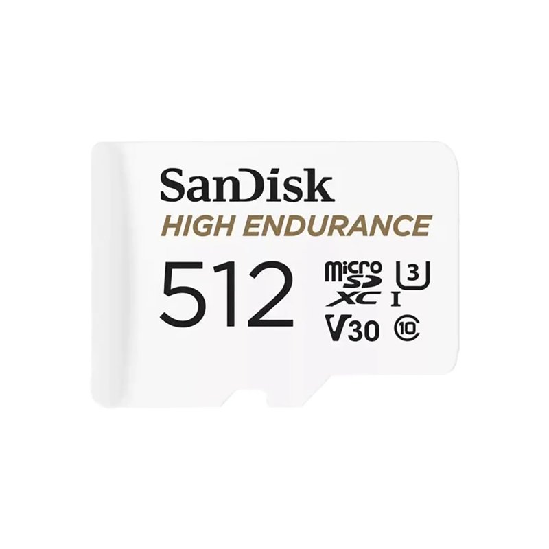 Sandisk High Endurance 512GB Class 10 MicroSDXC Card with Adapter