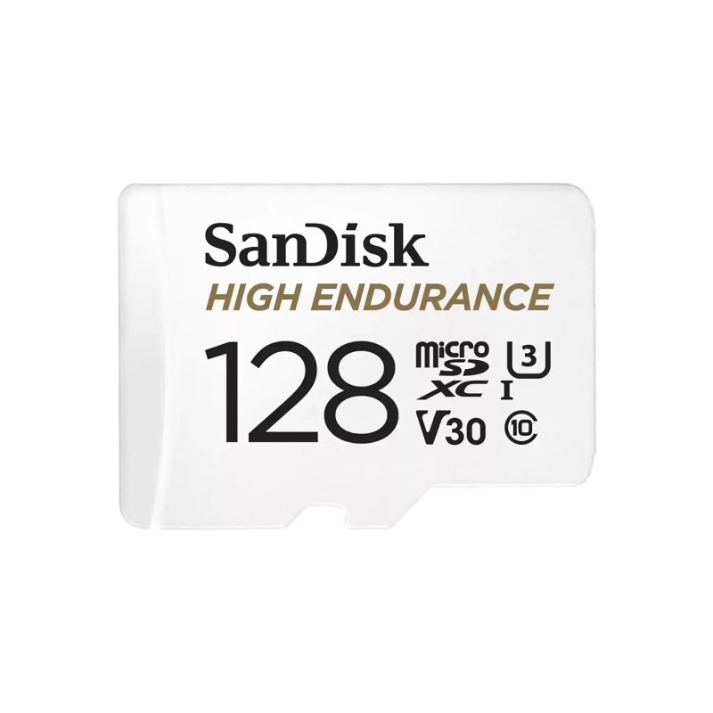 Sandisk High Endurance 128GB Class 3 MicroSDXC Card with Adapter