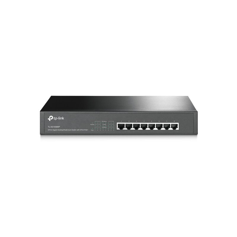 TP-Link 8 Port Gigabit Unmanaged Rackmount POE Switch