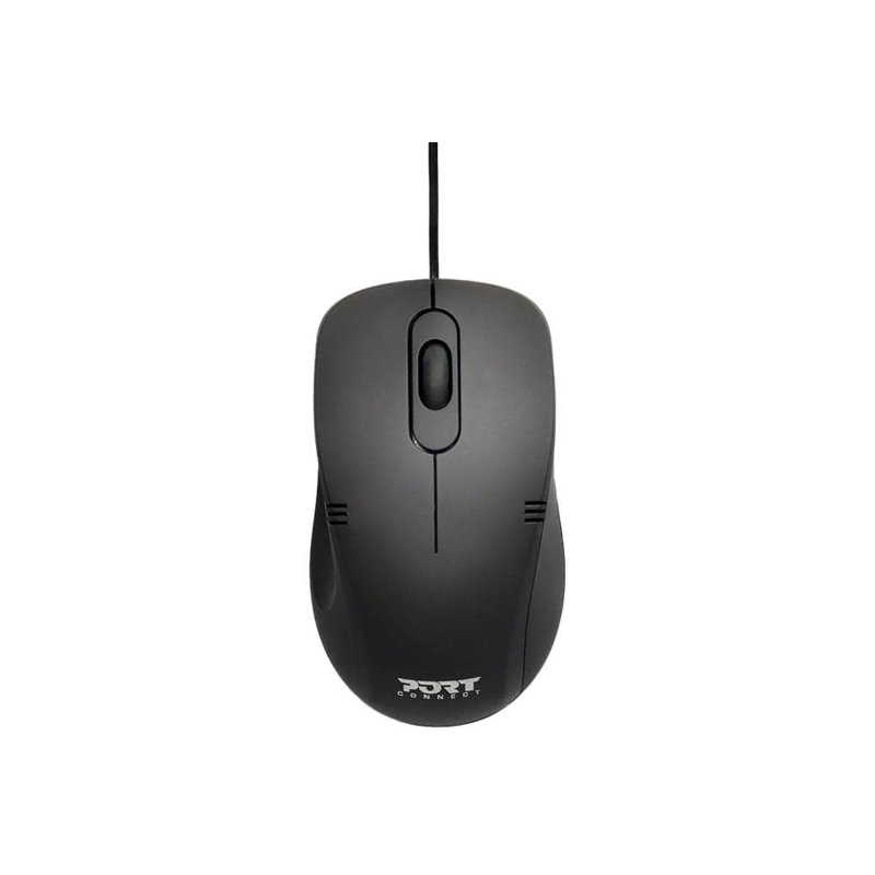 Port Professional Wired Black Mouse