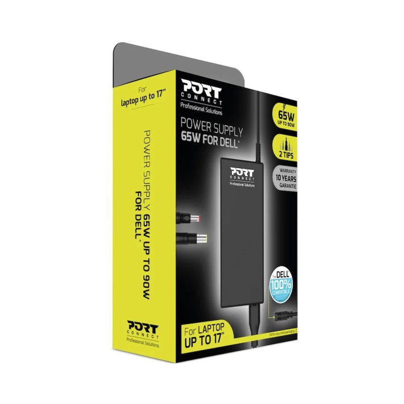 Port 65W Dell AC Adapter