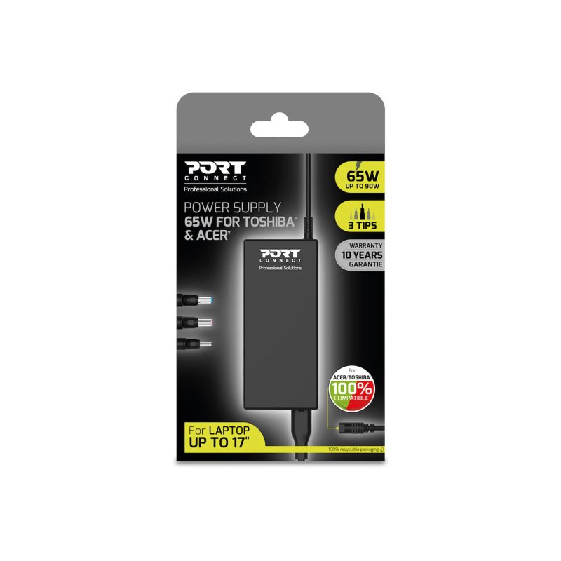 Port 65W Acer & Toshiba AC Adapter