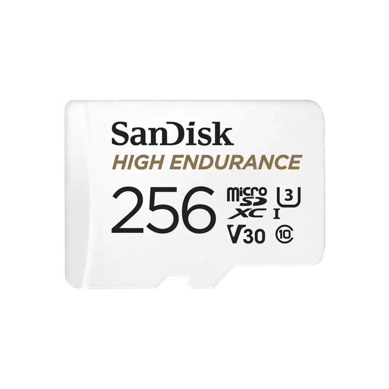 Sandisk High Endurance 256GB Class 10 MicroSDXC Card with Adapter