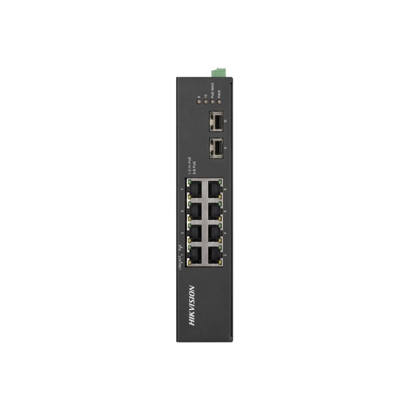 Hikvision 8 Port Gigabit Unmanaged Harsh POE Switch