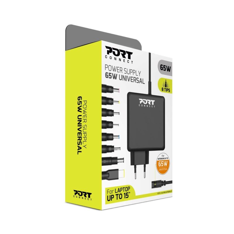 Port 65W EU Universal Mains Power Supply