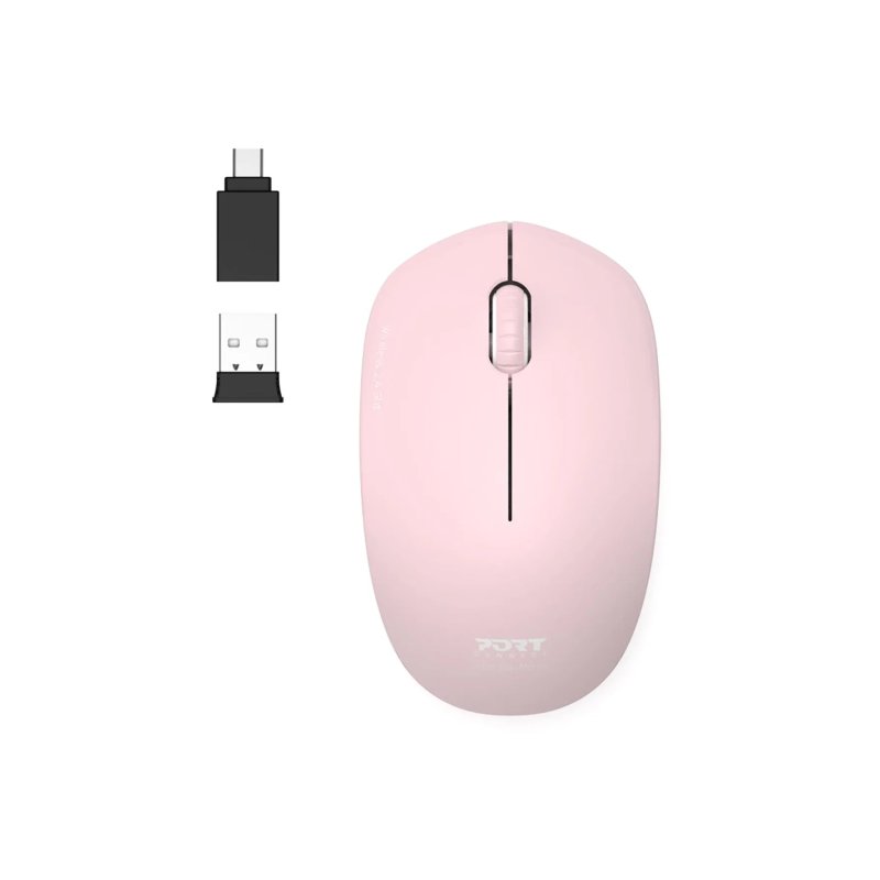 Port 2.4GHz Collection II Blush Wireless Mouse
