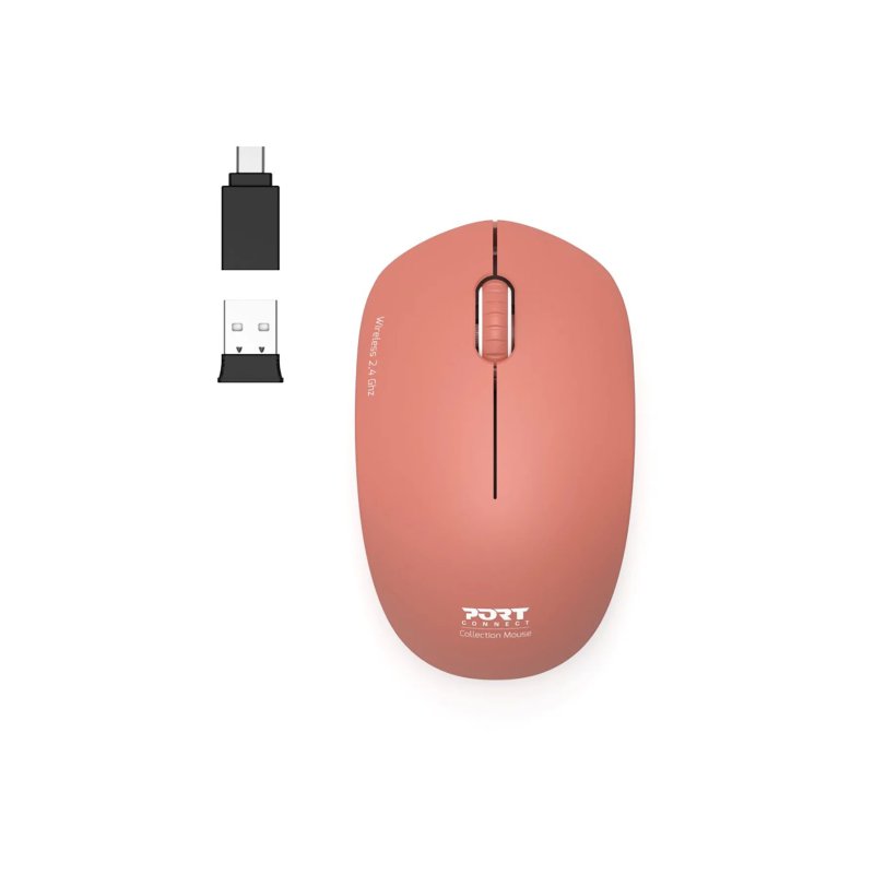 Port 2.4GHz Collection II Terracota Wireless Mouse