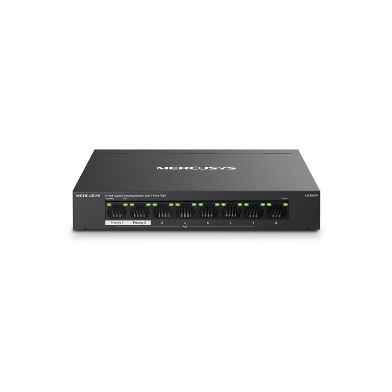 Mercusys 8 Port Gigabit Unmanaged POE Switch