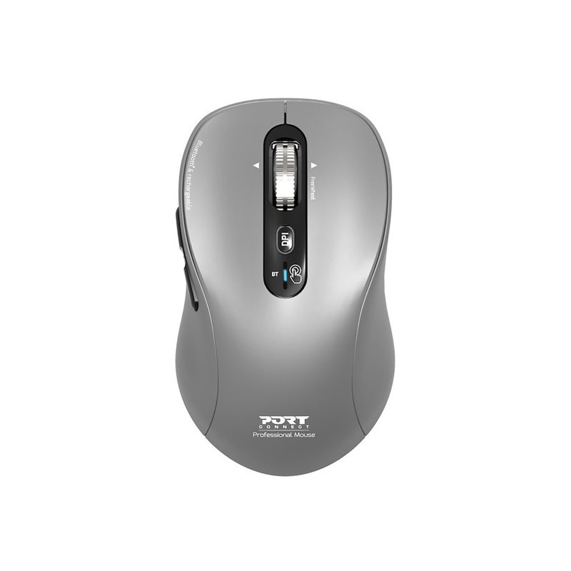Port Expert Wireless Silver Mouse