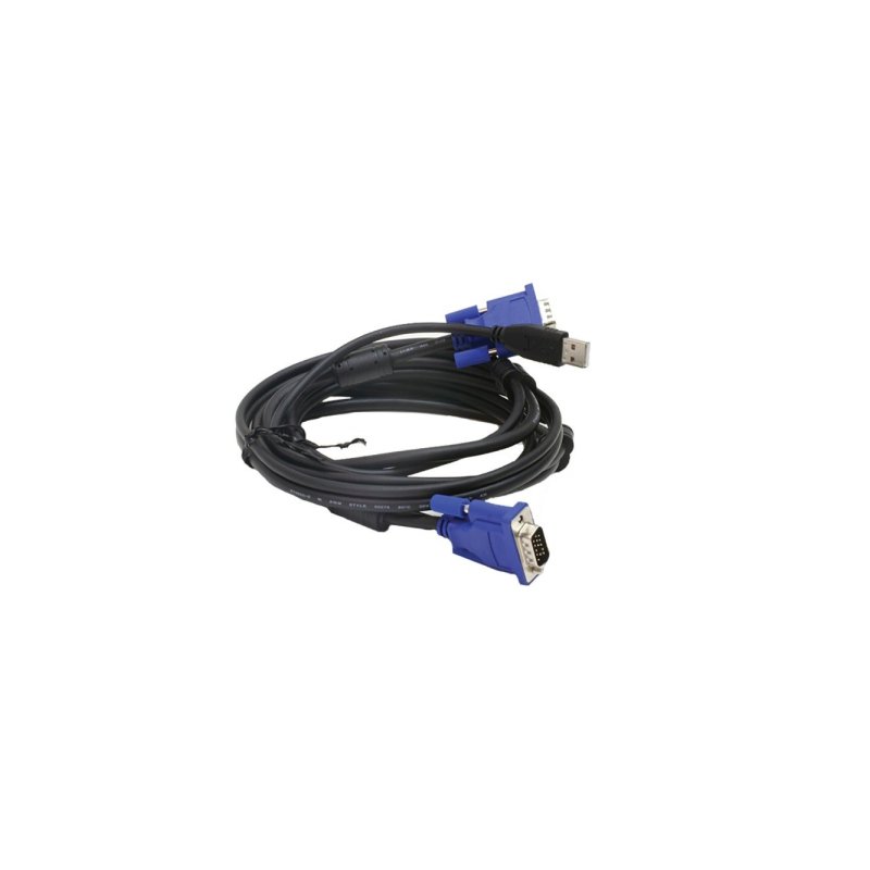 D-Link 18m VGA & USB-A KVM Cable Set