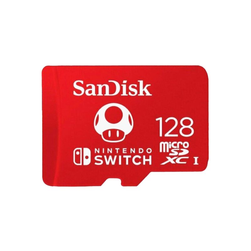 SanDisk microSDXC UHS-I Card 128GB for Nintendo Switch - Mario Edition