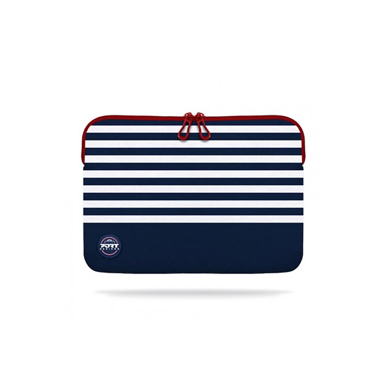 Port LA Mariniere Memory Foam 15.6" Navy Sleeve