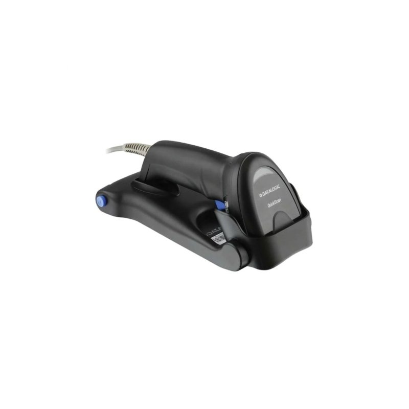 Datalogic Quickscan Lite QD2220 Kit Linear Imager USB Only Black kit Includes Scanner 1D USB Cable 90A052065 And Stand STD QW25 BK