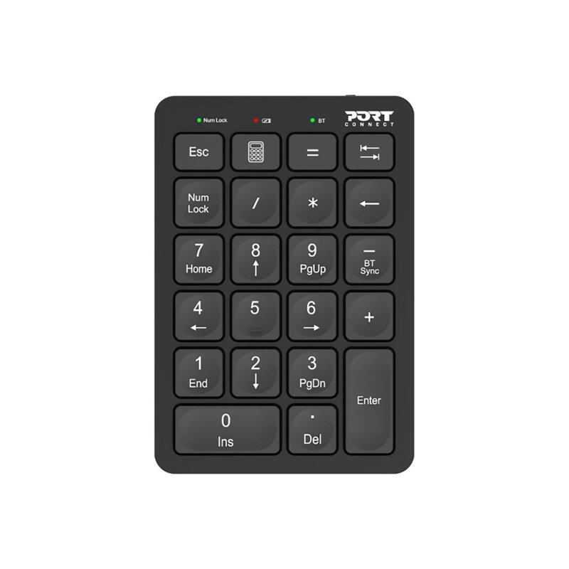 Port Rechargeable Bluetooth Numeric Keypad