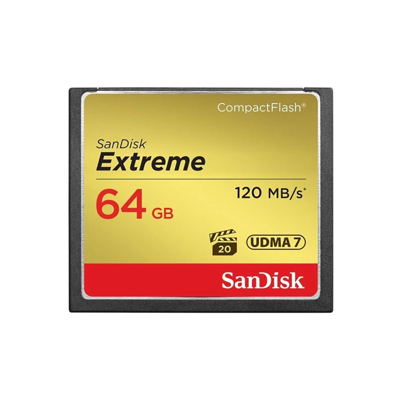 SanDisk Extreme Compact 64GB Flash Memory Card