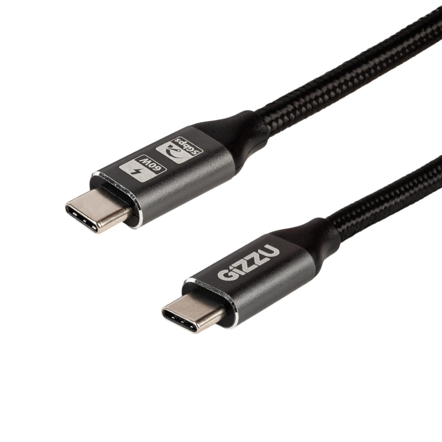 Gizzu 60W 5Gbps Type-C 2m Cable