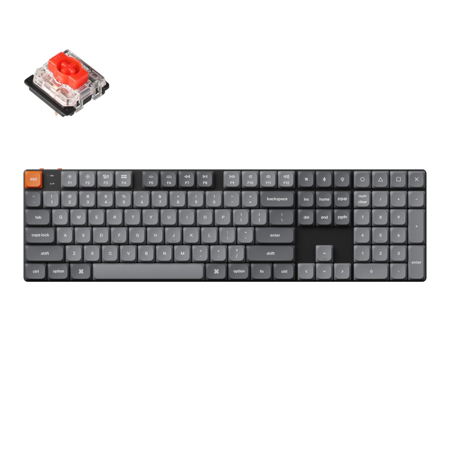 Keychron K5 Max QMK, RED (K5M-H1)