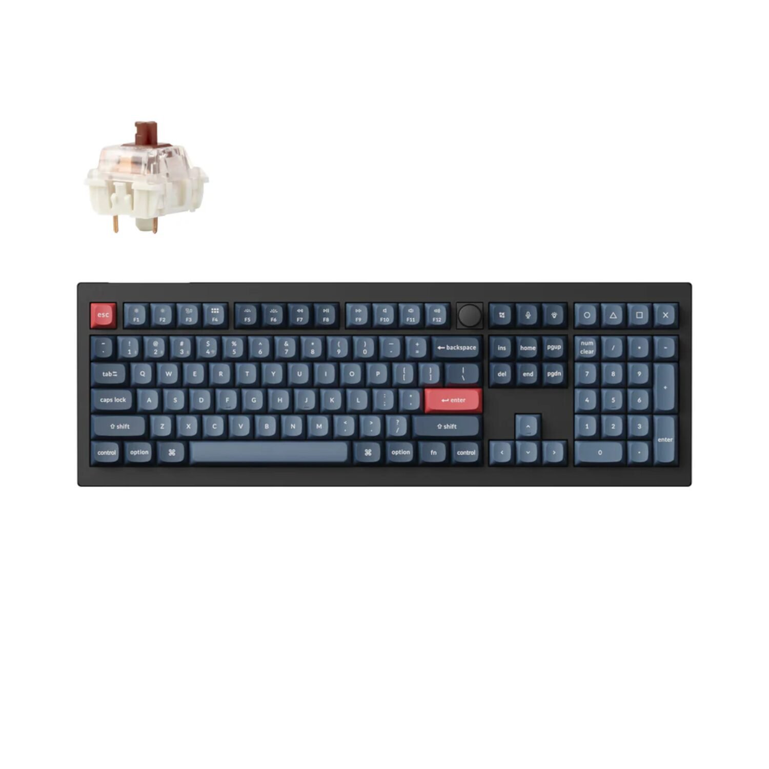 Keychron V6 Max Wireless Custom Keyboard - Brown Switch