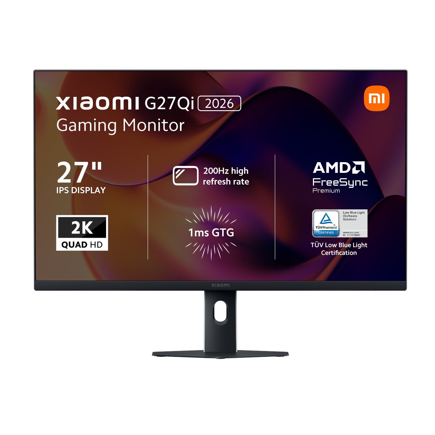 Xiaomi G27Qi 2026 27" 2K QHD 200Hz Fast IPS Gaming Monitor