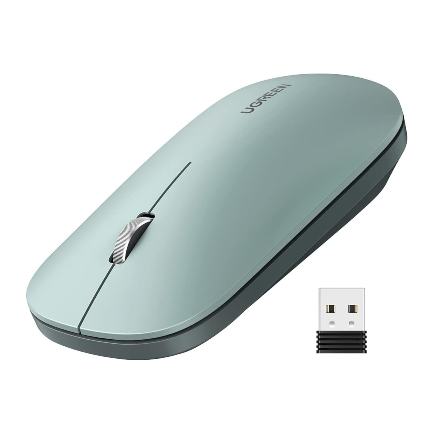 Ugreen Portable 2.4GHz Wireless Mouse - Green
