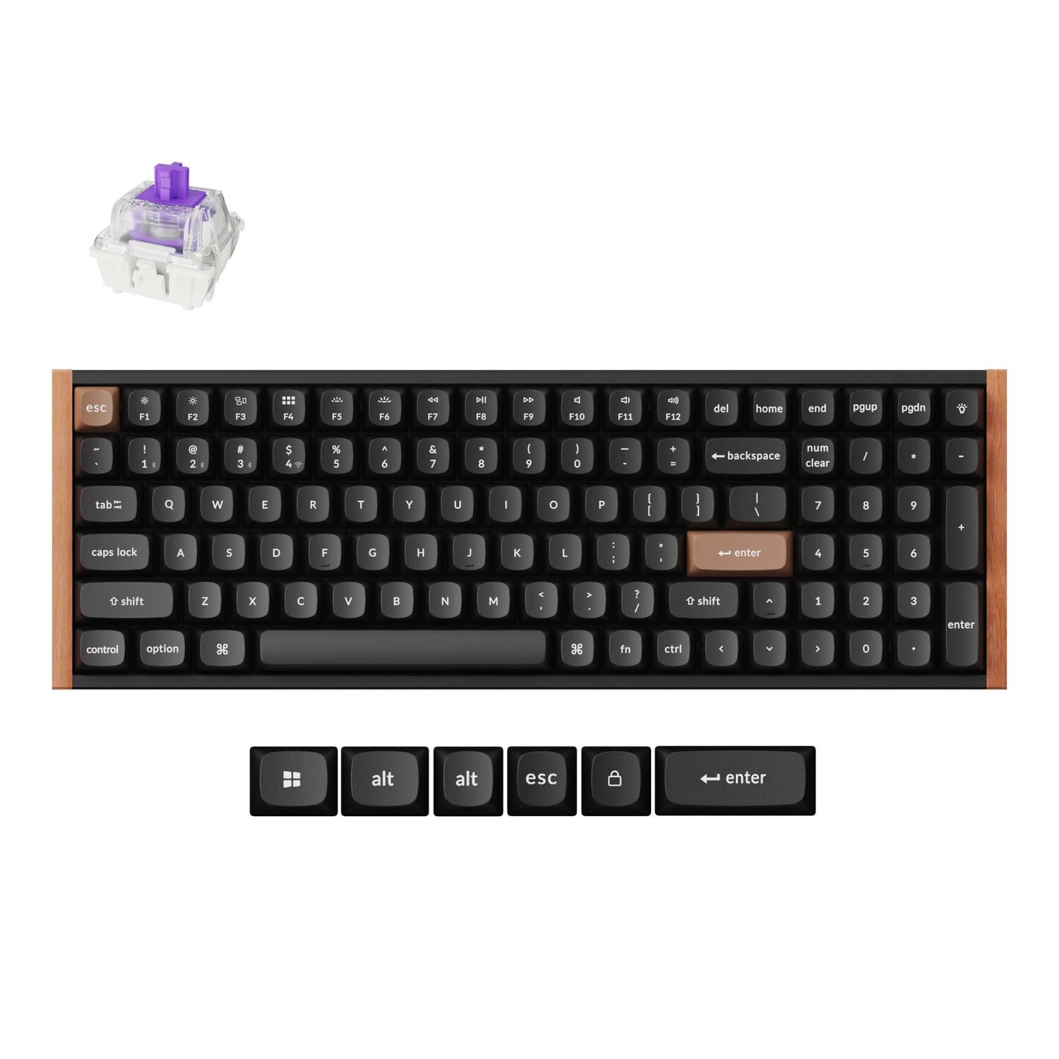 Keychron K4 HE Wireless Magnetic Switch Mechanical Keyboard (96% (K4H-F1)