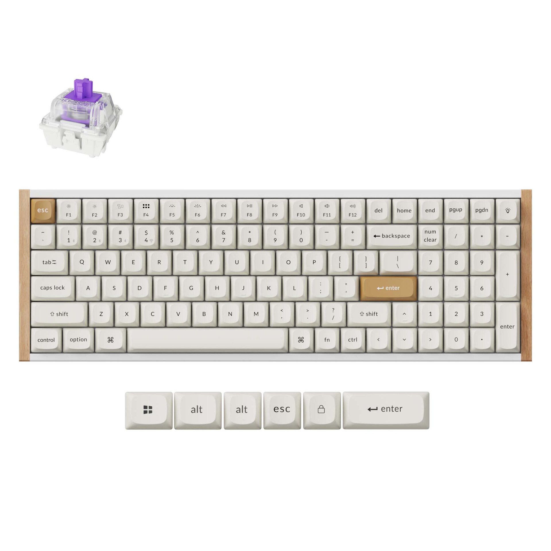 Keychron K4 HE 96% Magnetic Switch Hot-Swap RGB Wireless Keyboard (K4H-Q1)