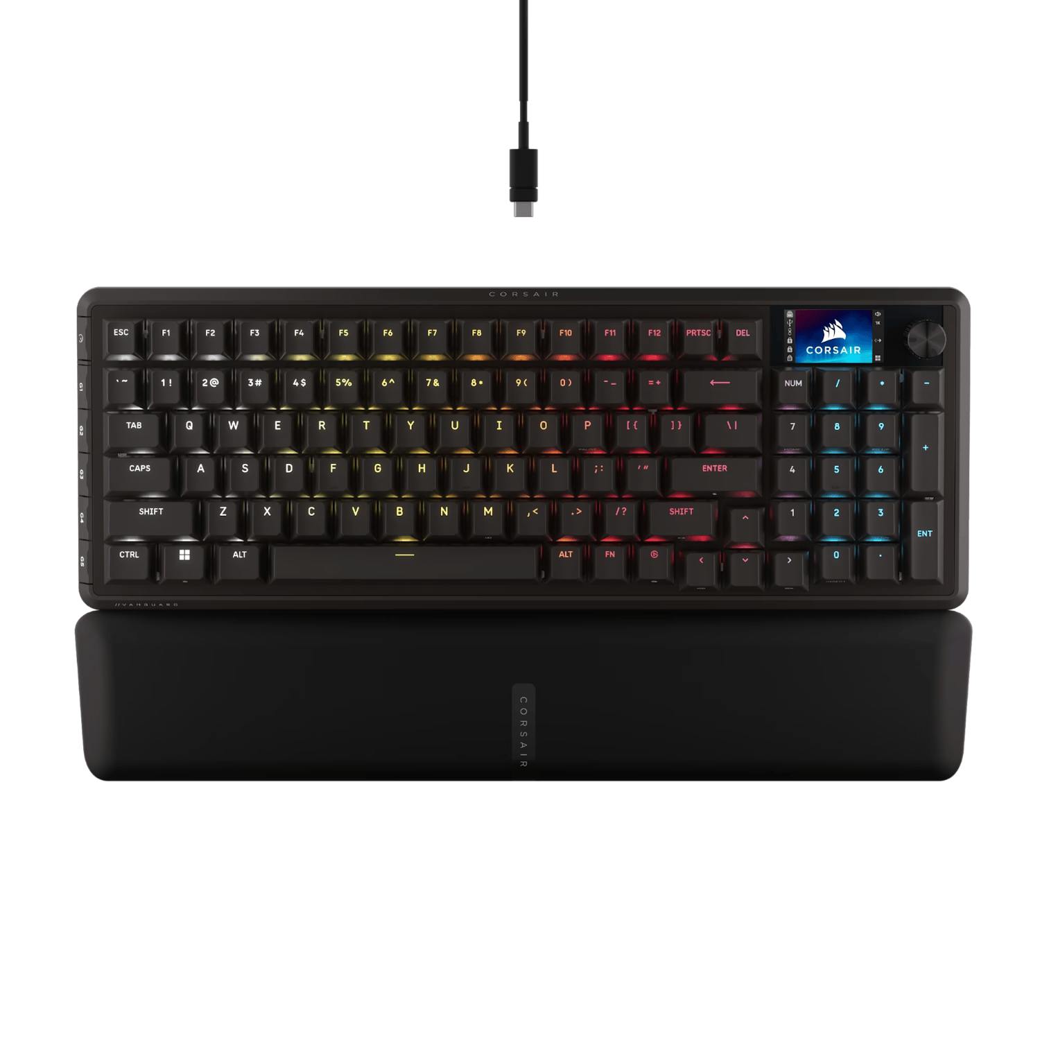 Corsair Vanguard 96 Mechanical Gaming Keyboard, Corsair MLX Plasma - Black