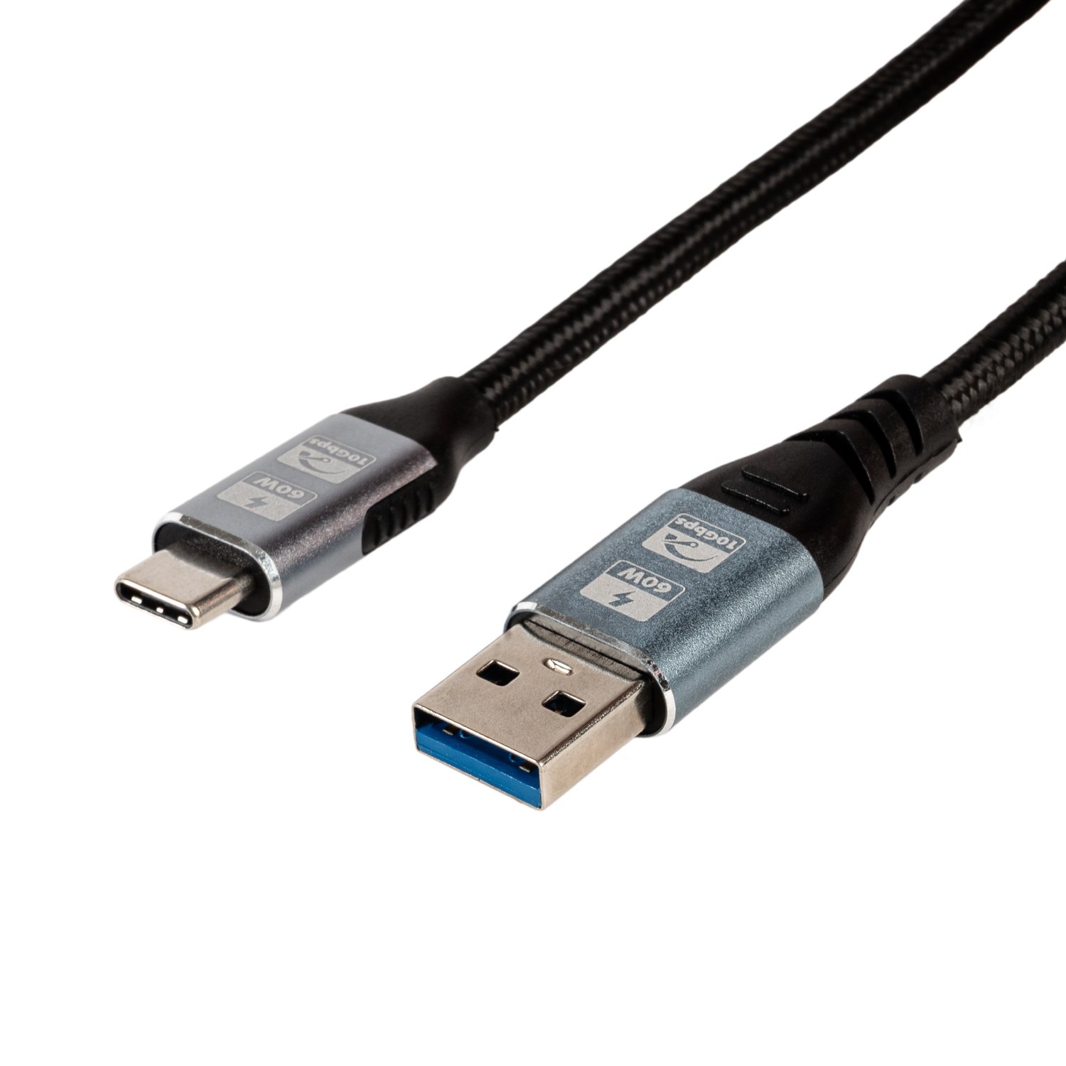 Gizzu 60W 10Gbps USB to Type-C 2m Cable