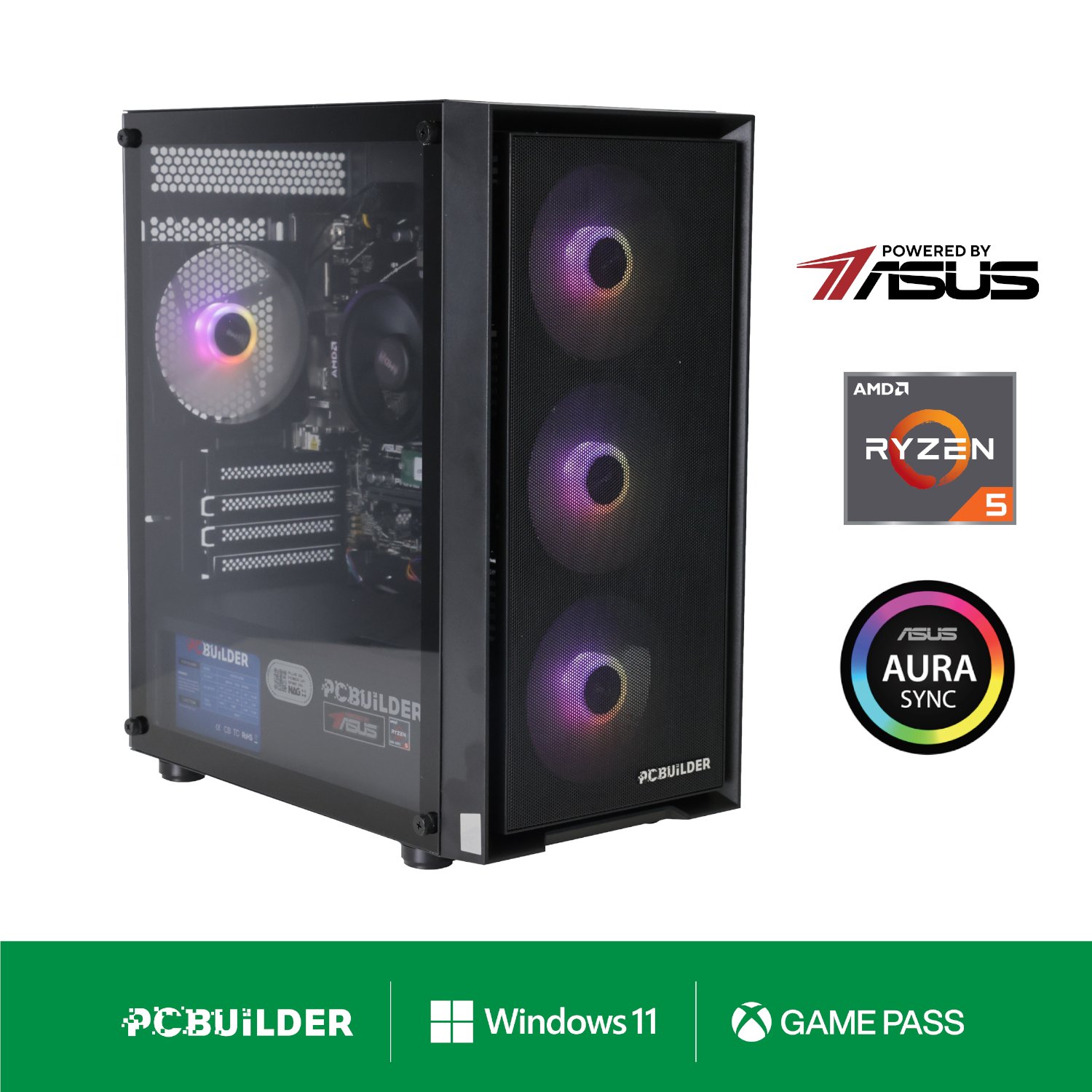 PCBuilder Ryzen 5 8600G Warden Windows 11 Gaming PC