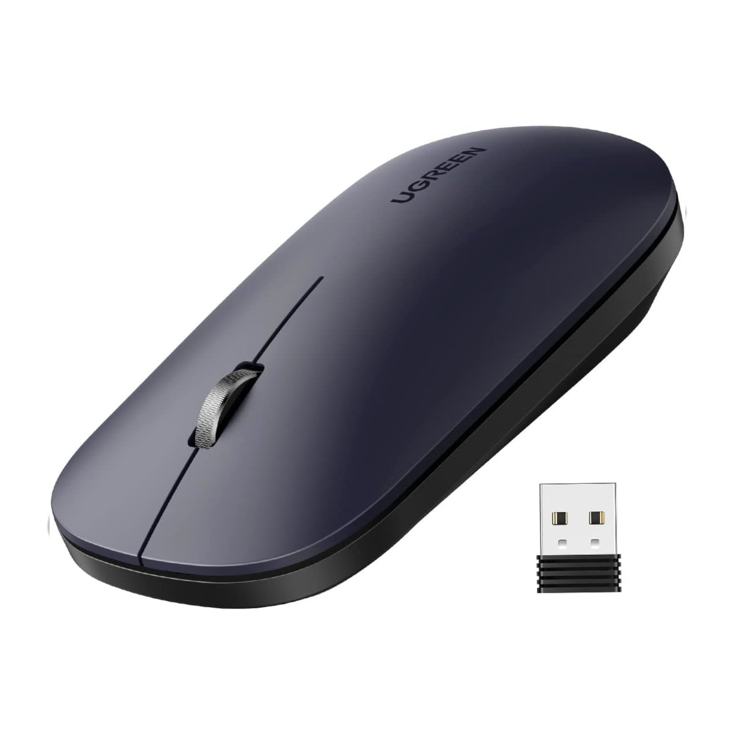 Ugreen Portable 2.4GHz Wireless Mouse - Black
