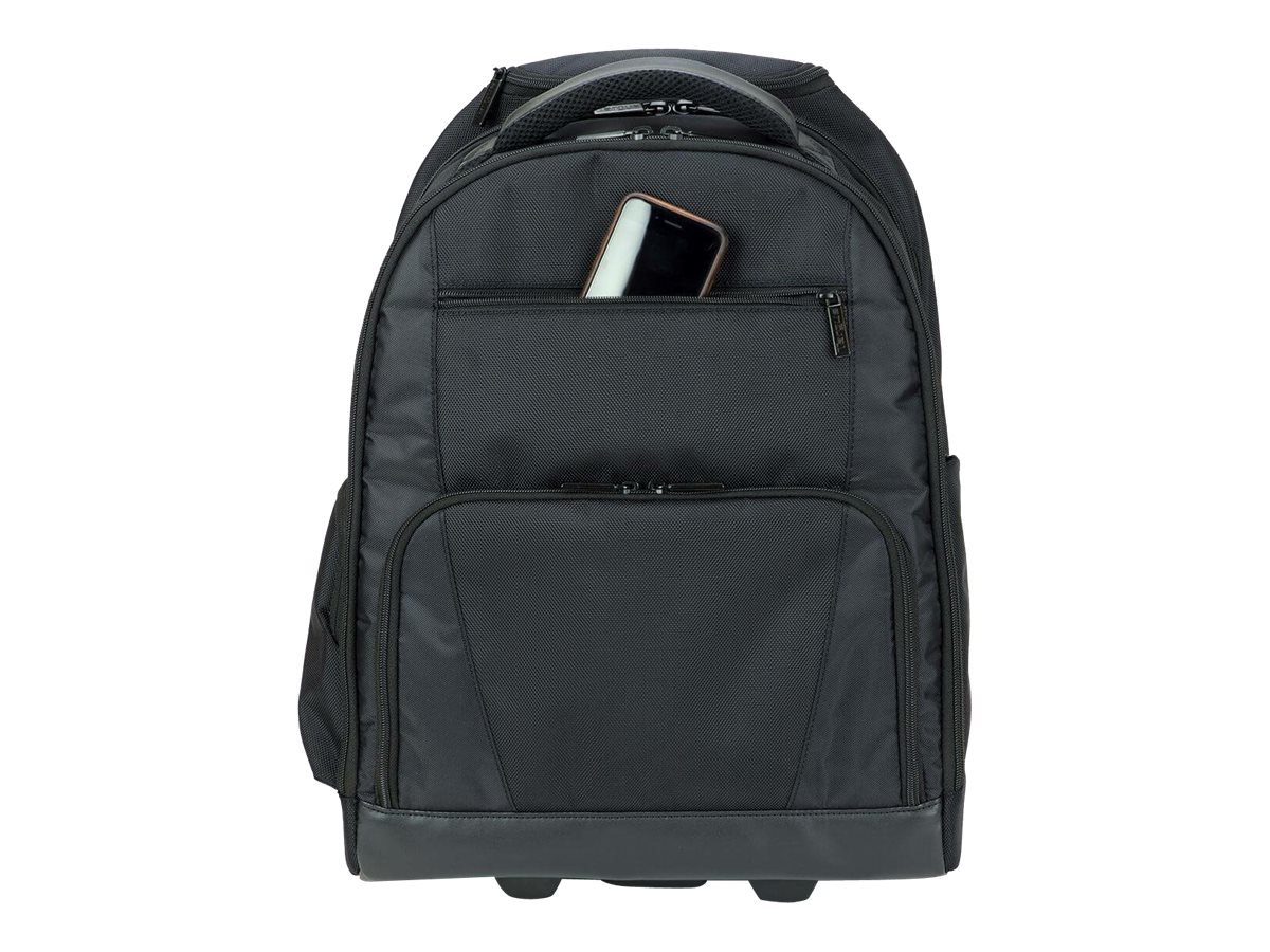 Targus Bag Rolling Notebook Backpack 15.6 Nylon Black & Platinum (TSB700EU)