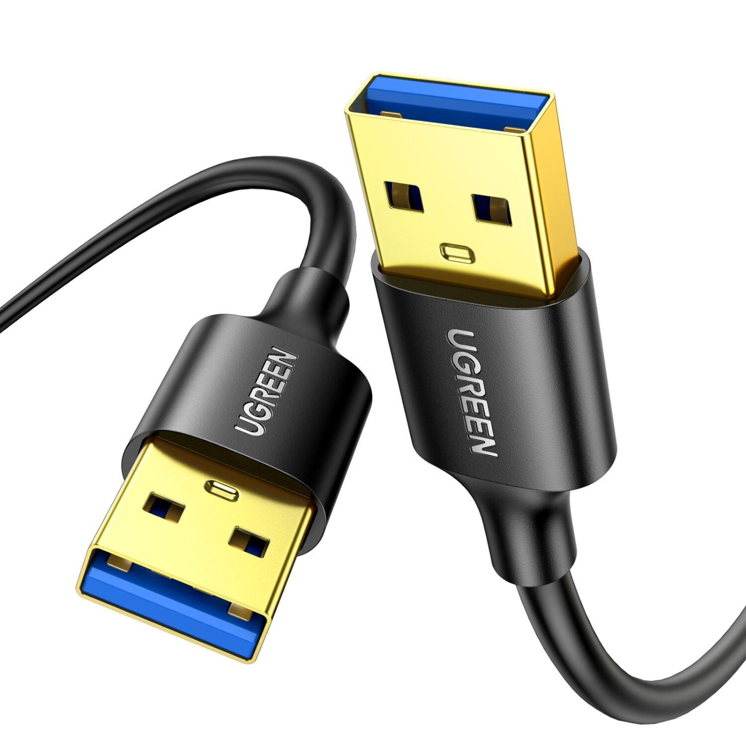 Ugreen USB 3.0 Male to Male Cable, with 5Gbps Data Transfer - 2m