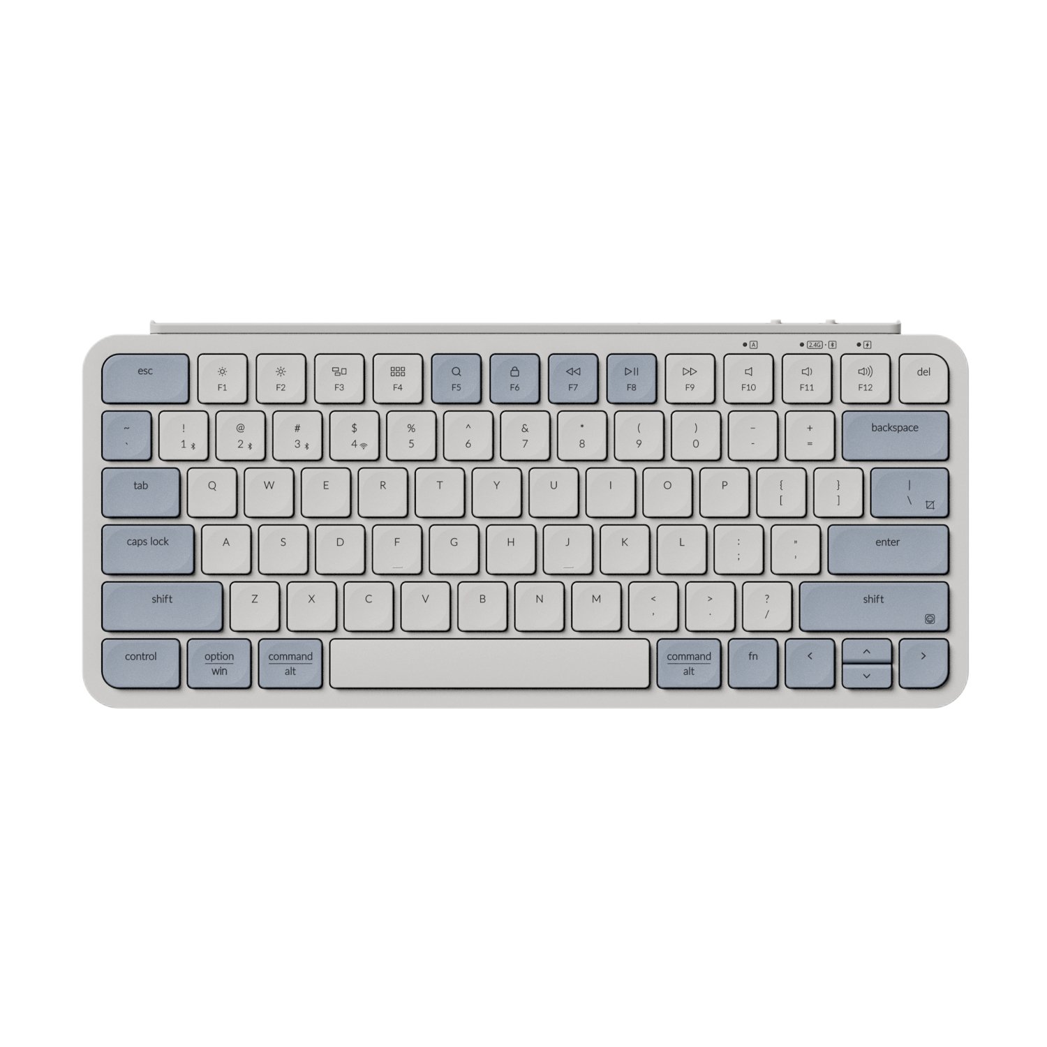 Keychron B11 Pro Ultra-Slim 75% Wireless Keyboard - Retro blue