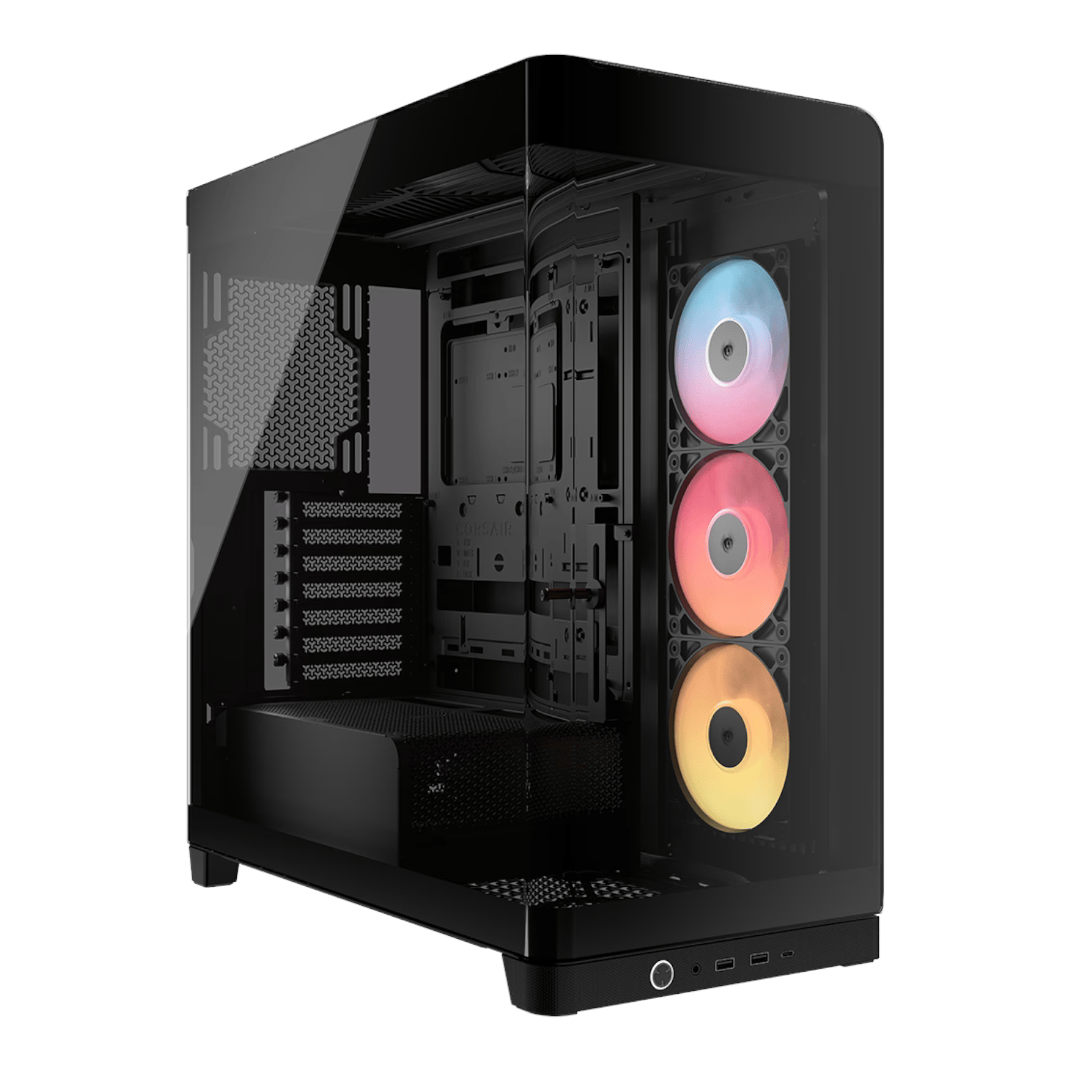 Corsair Frame 4500X RS-R ARGB Panoramic Glass Mid-Tower PC Case - Black