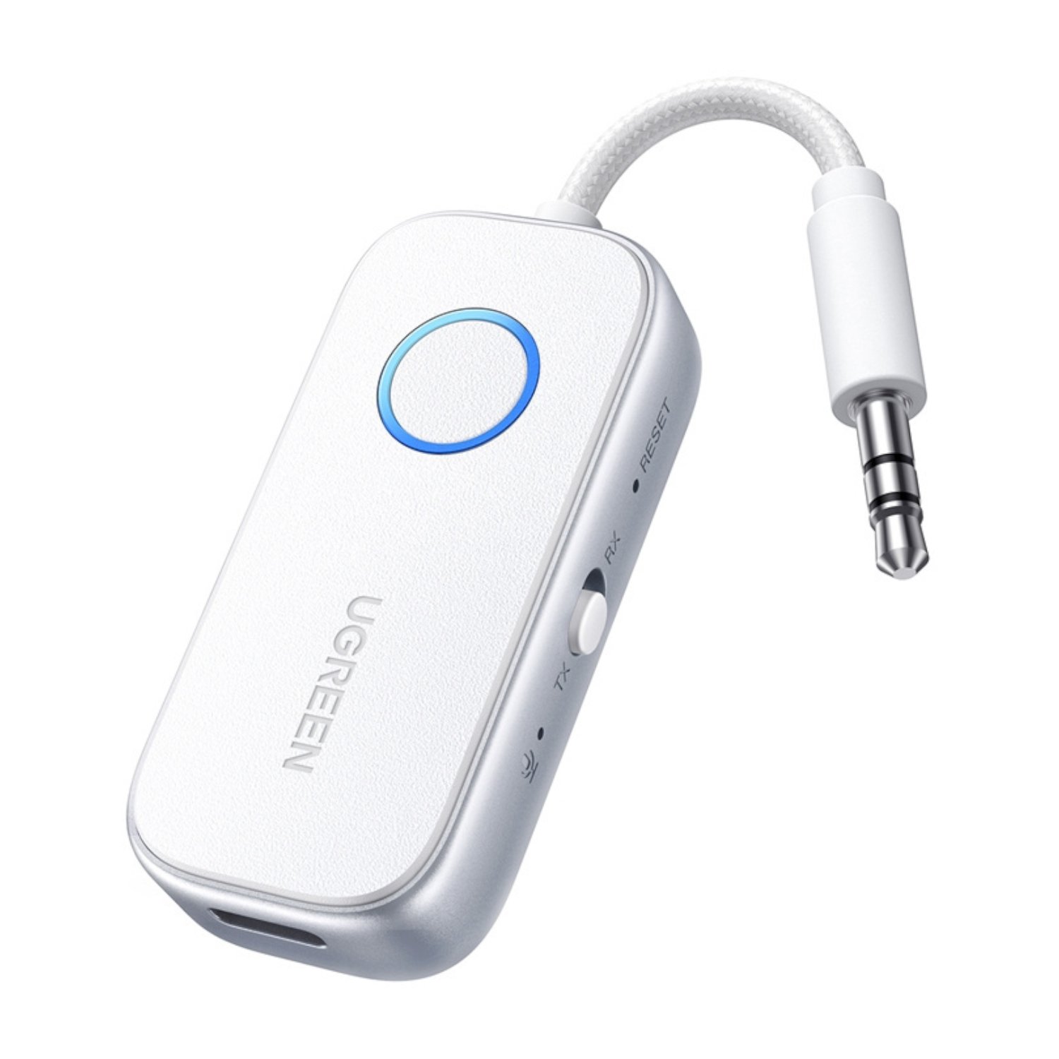 Ugreen 3.5mm Bluetooth 5.4 Audio Receiver/Transmitter - White
