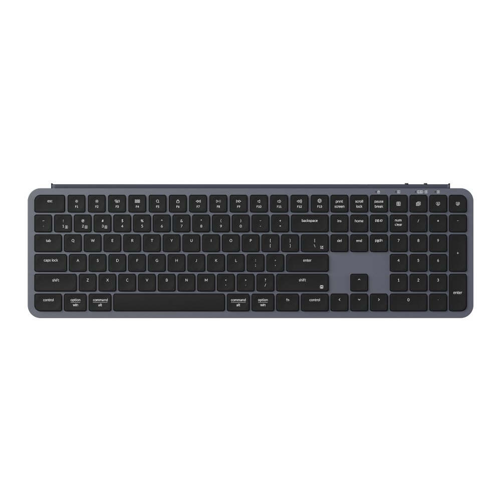 Keychron B6 Pro Ultra-Slim 100% Wireless Keyboard – Space Grey