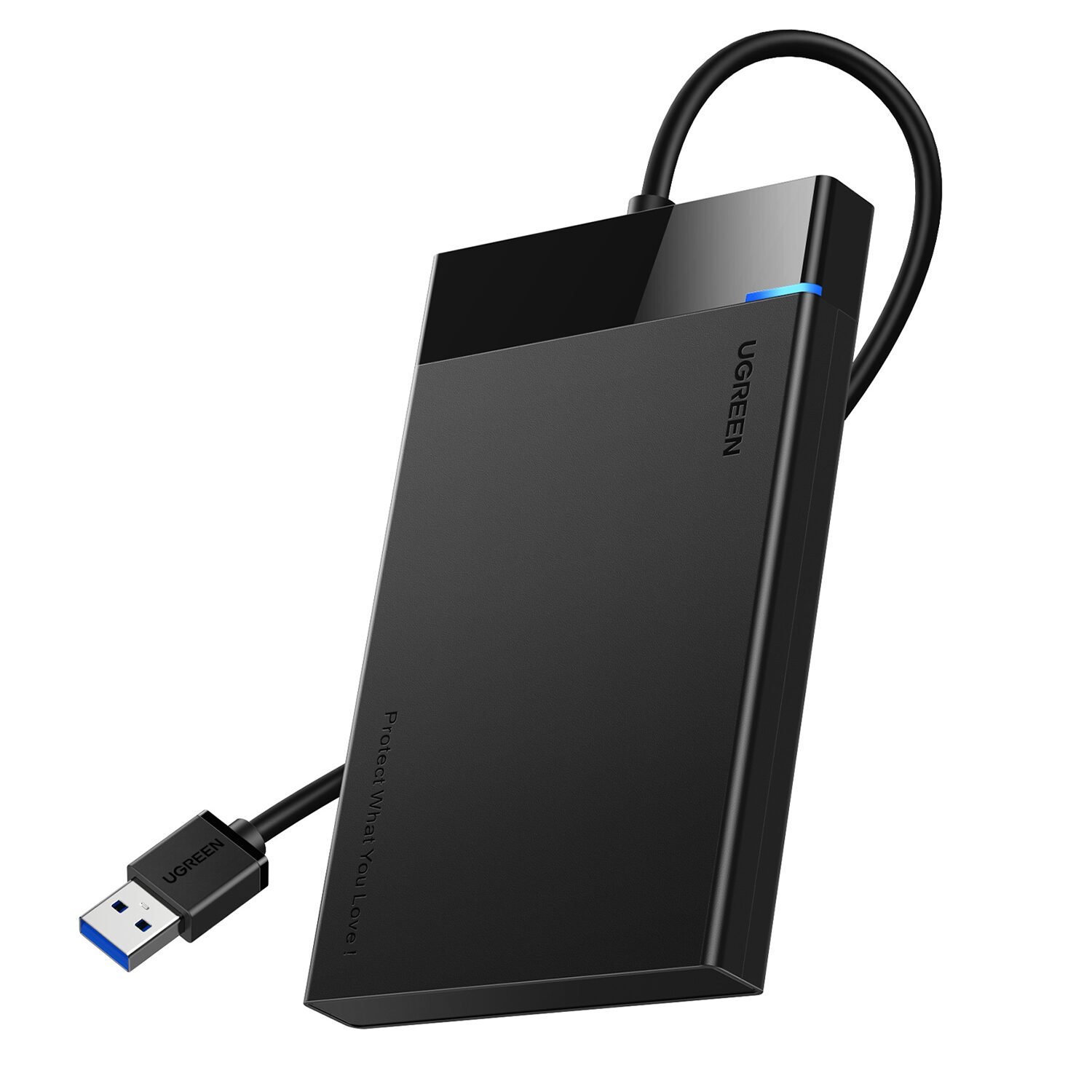 Ugreen USB 3.0 to 2.5" SATA Hard Drive Enclosure (Non-Detachable Cable)